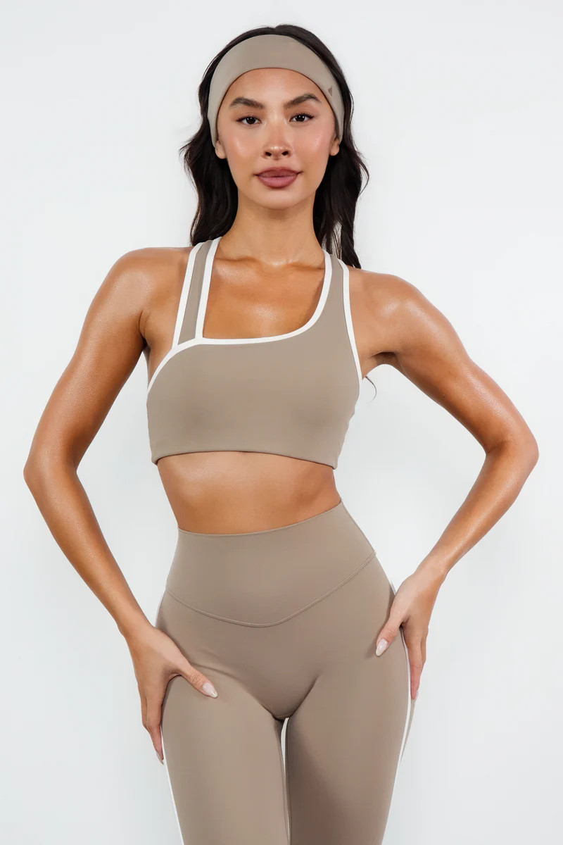 Cloud II™ Swoop Bra - Cashew Contrast | Vitality