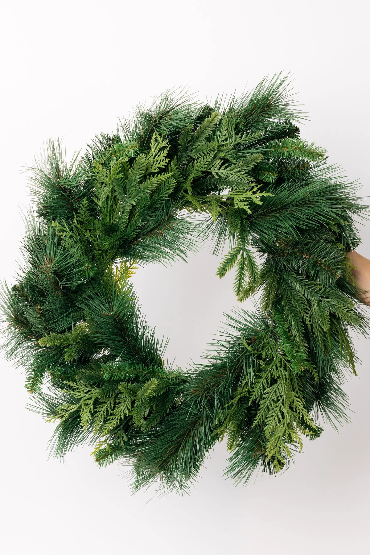 Rocking Around Pine Wreath - 24" | THELIFESTYLEDCO