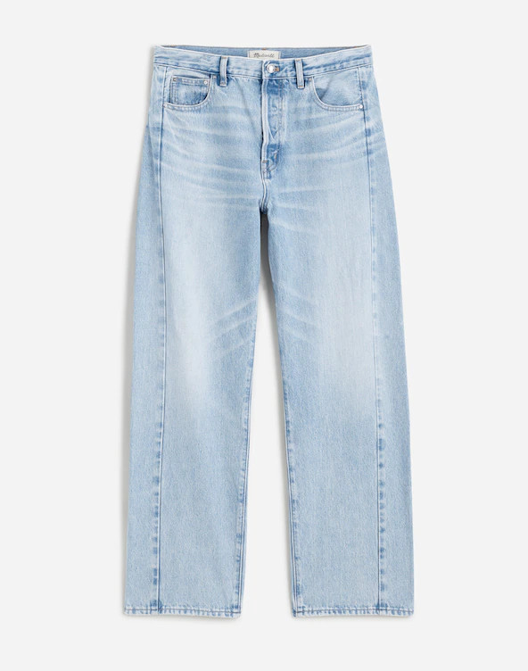 Pieced Barrel-Leg Jeans | Madewell