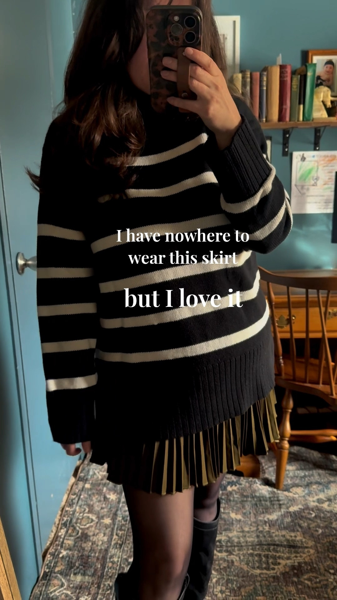 Fall outfit
Fall skirt
Pleated skirt 

#LTKSeasonal #LTKHome #LTKFindsUnder50