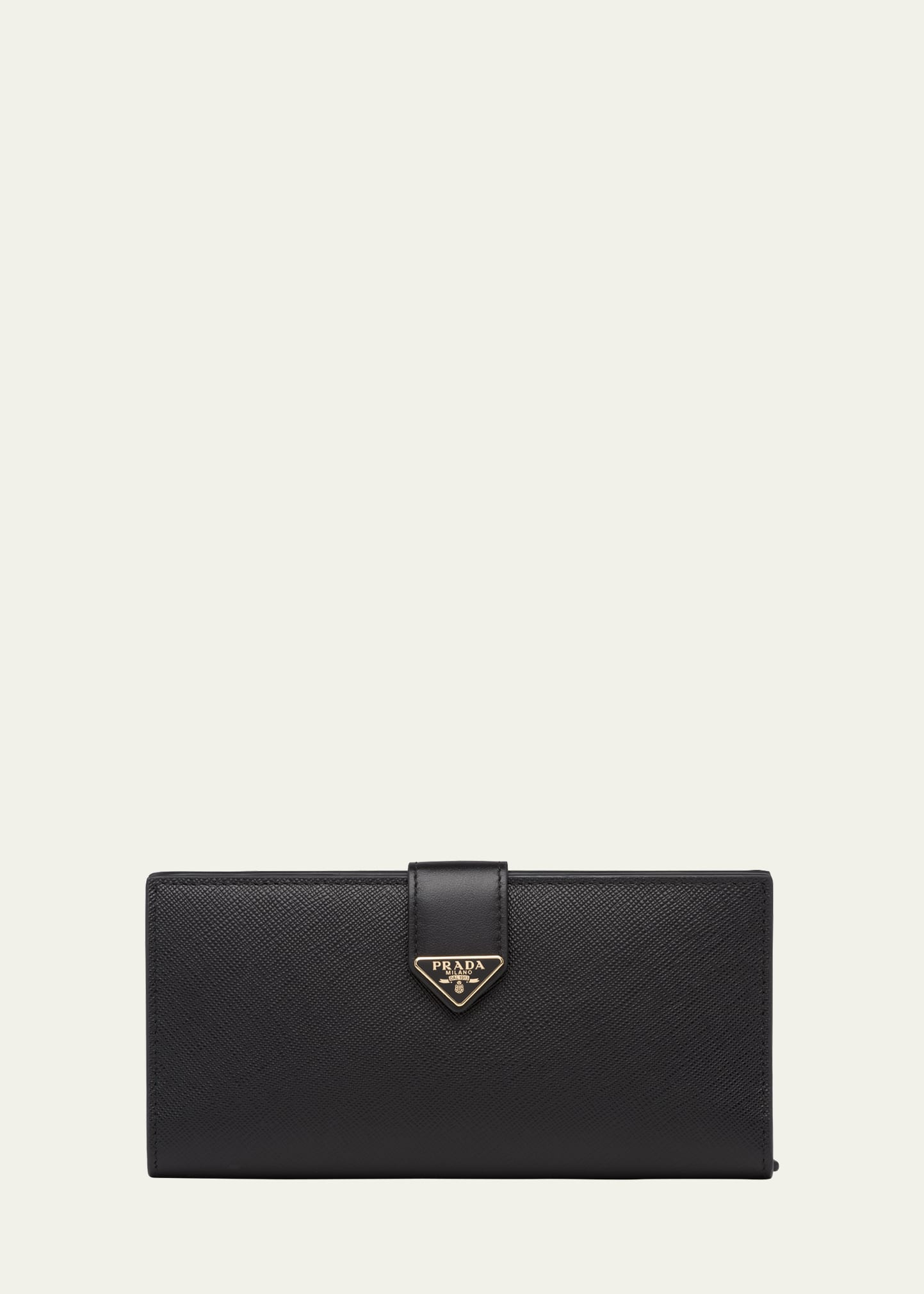 Prada Envelope Slim Wallet w/ Triangle Tab | Bergdorf Goodman
