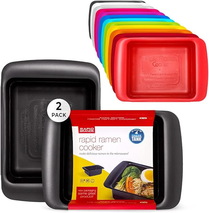 Rapid Ramen Cooker - Microwave Ramen in 3 Minutes - BPA Free and Dishwasher Safe | Perfect for Do... | Amazon (US)