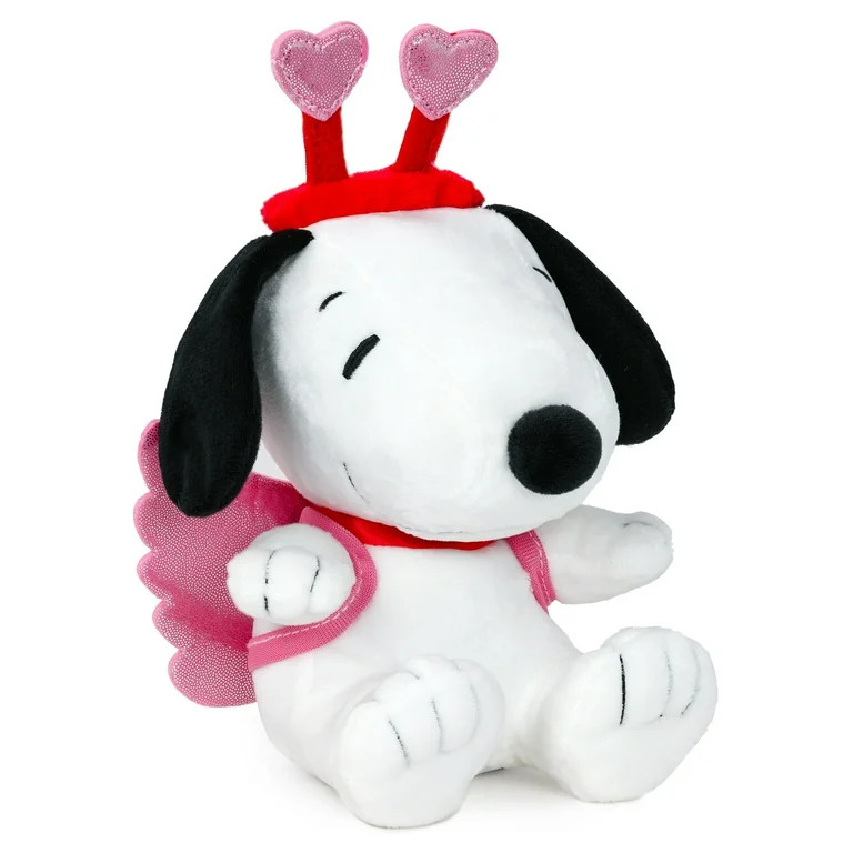 Hallmark Peanuts Valentine's Day Plush (Cupid Snoopy), 7.5" H | Walmart (US)