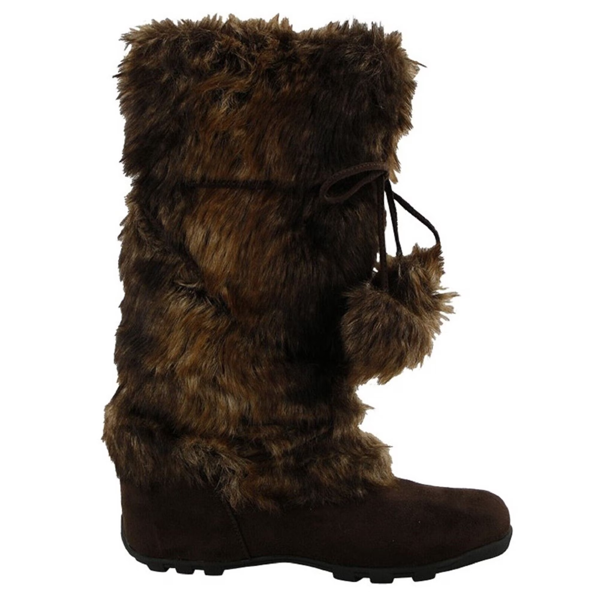 EZGD Blossom Talia-Hi Women Ladies Mukluk Faux Fur Mid Calf Warm Winter Snow Boots Brown Size 11 | Walmart (US)