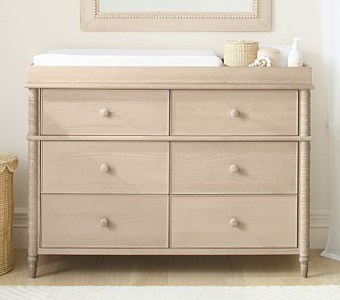 Elsie 6-Drawer Dresser & Topper Set (49w x 20d") | Pottery Barn Kids