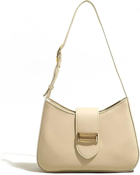 Sanxiner Classic Shoulder Bag,Retro Small Purse,Tote Bag for Women with Zipper Closure | Amazon (US)