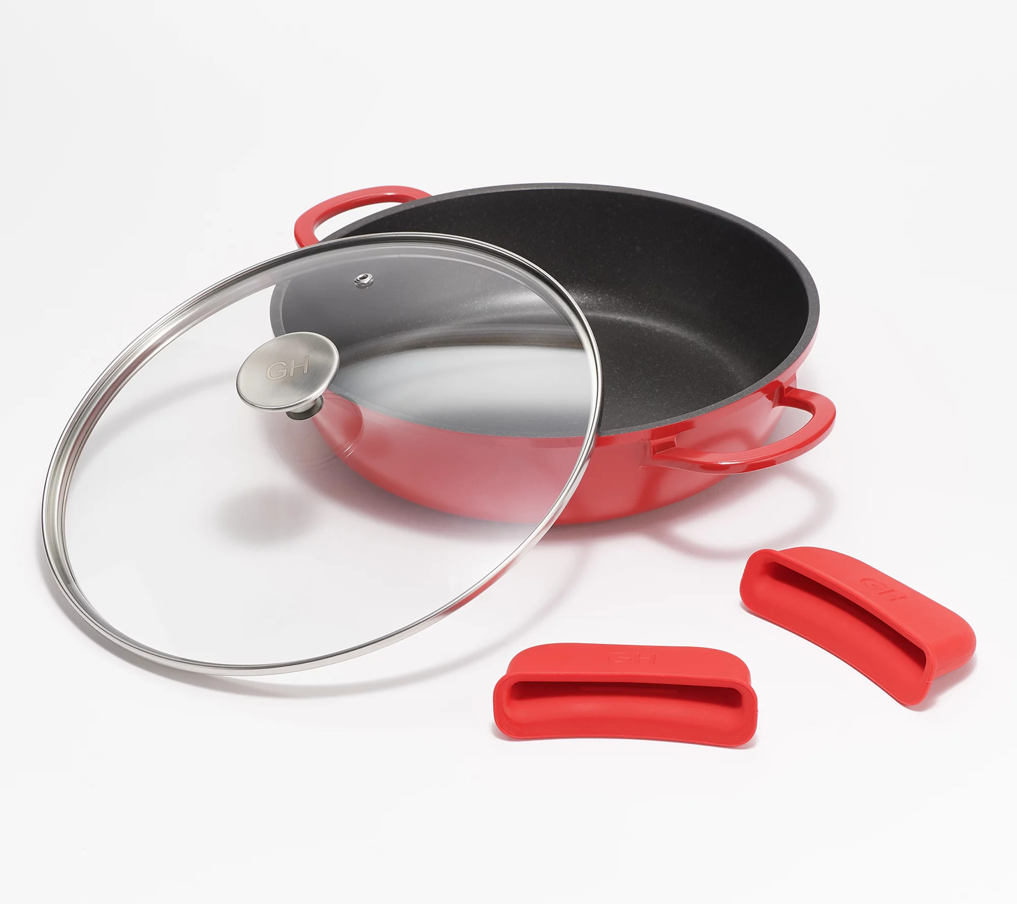 Good Housekeeping 4-Quart Covered Cast Aluminum Everyday Pan - QVC.com | QVC