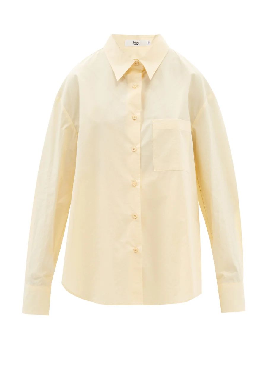 Lui organic cotton-poplin shirt | The Frankie Shop | Matches (UK)