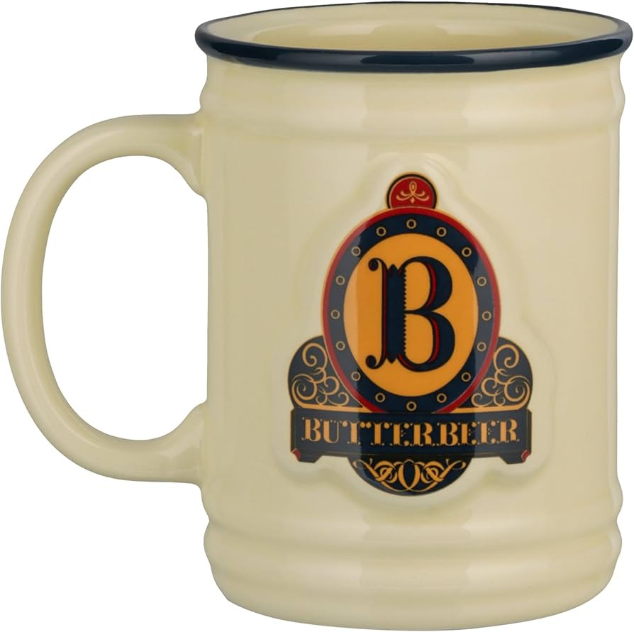 Harry Potter Butterbeer Mug, Officially Licensed Wizarding World Collectible, 350ml Ceramic Cup f... | Amazon (US)