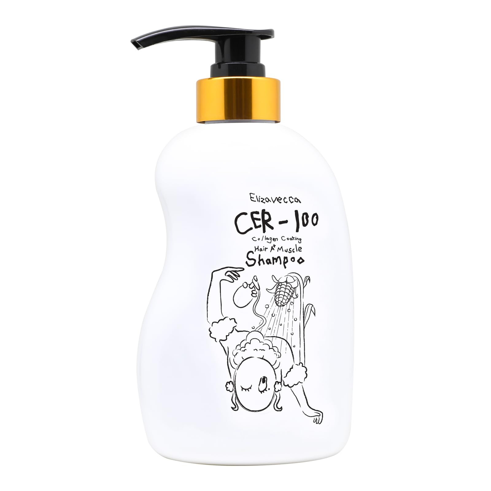 Elizavecca Champú CER-100 Collagen Coating Hair A+ Muscle, 16.9 fl oz | Amazon (US)