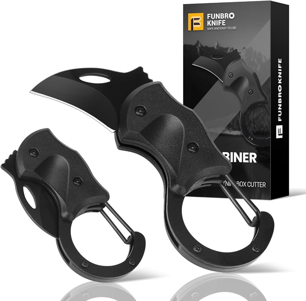 Small Pocket Knife Gift for Men, Keychain Box Cutter with 1.34inch Blade, Mini Folding Knives EDC... | Amazon (US)