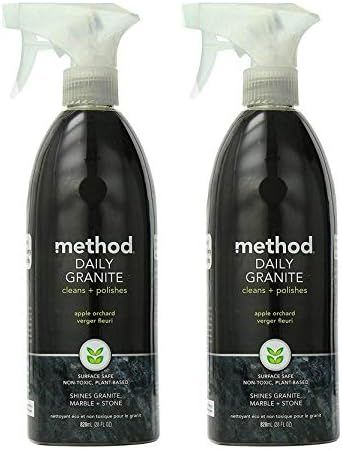 Method Naturally Derived Daily Granite Cleaner Spray, Apple Orchard, 28 FL Oz Twin Pack (28 x 2, ... | Amazon (US)