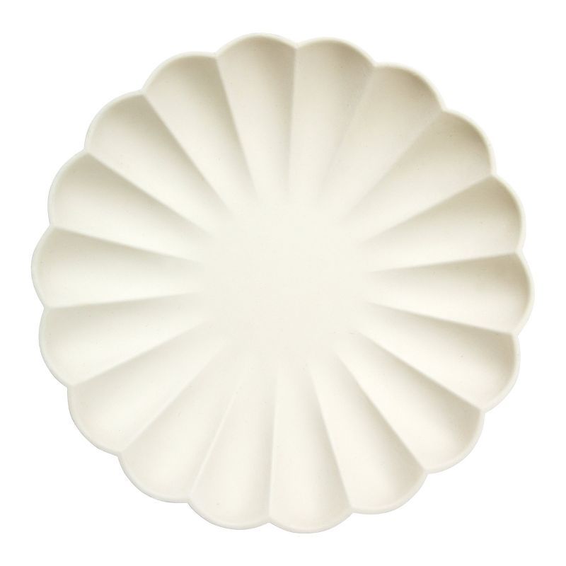 Meri Meri Cream Simply Eco Large Plates | Target