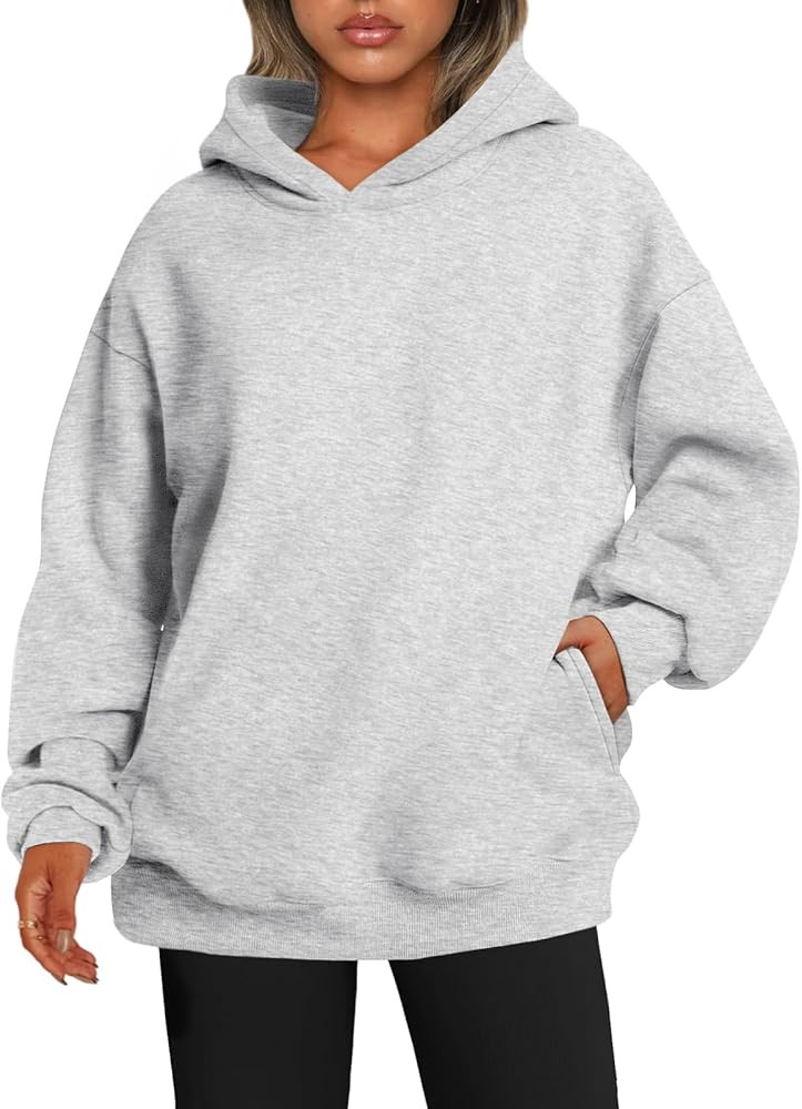 EFAN Womens Oversized Hoodies Sweatshirts Fleece Hooded Pullover Tops Sweaters Casual Comfy Fall ... | Amazon (US)