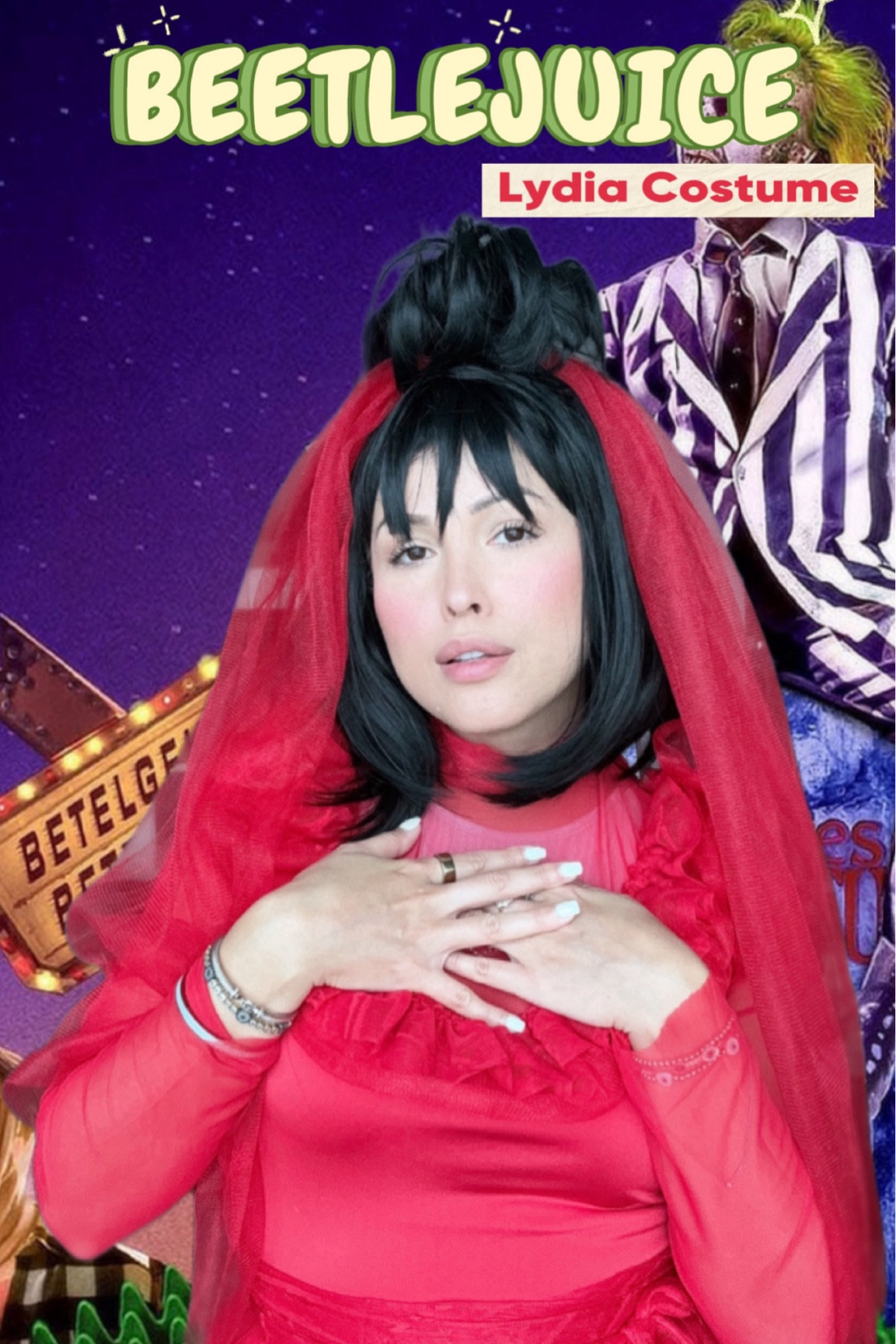 Can’t wait for @beetlejuicemovie 🪲💀! 
I’ll be going to the pre-screening this week and decided I’ll be dressing up as Lydia!!

#beetlejuice #beetlejuicemovie #lydiadeetz #miami #miamicontentcreator #miamiblogger