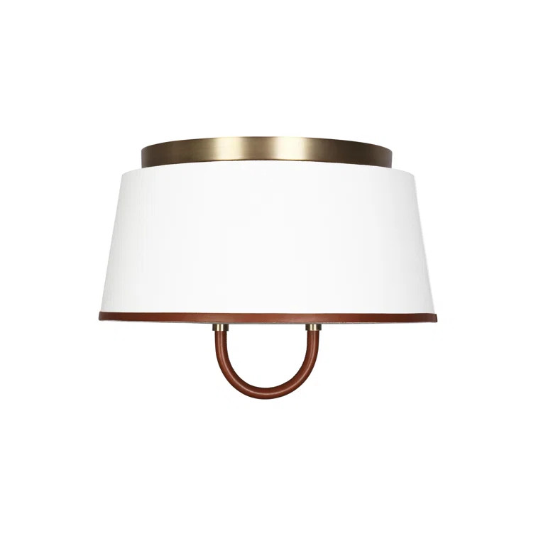 Katie 2 - Light 16'' Shaded Drum Flush Mount | Wayfair North America