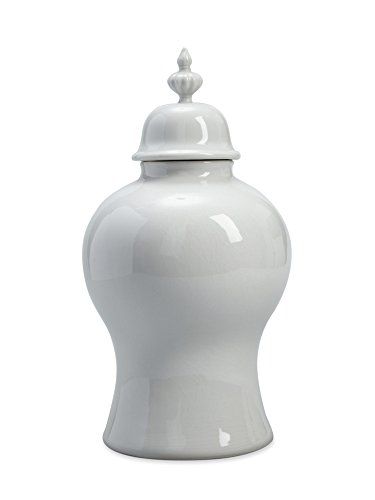 Colonial Williamsburg White Ginger Jar | Urn Flame Lid 13" Antique Style Bottle | Amazon (US)