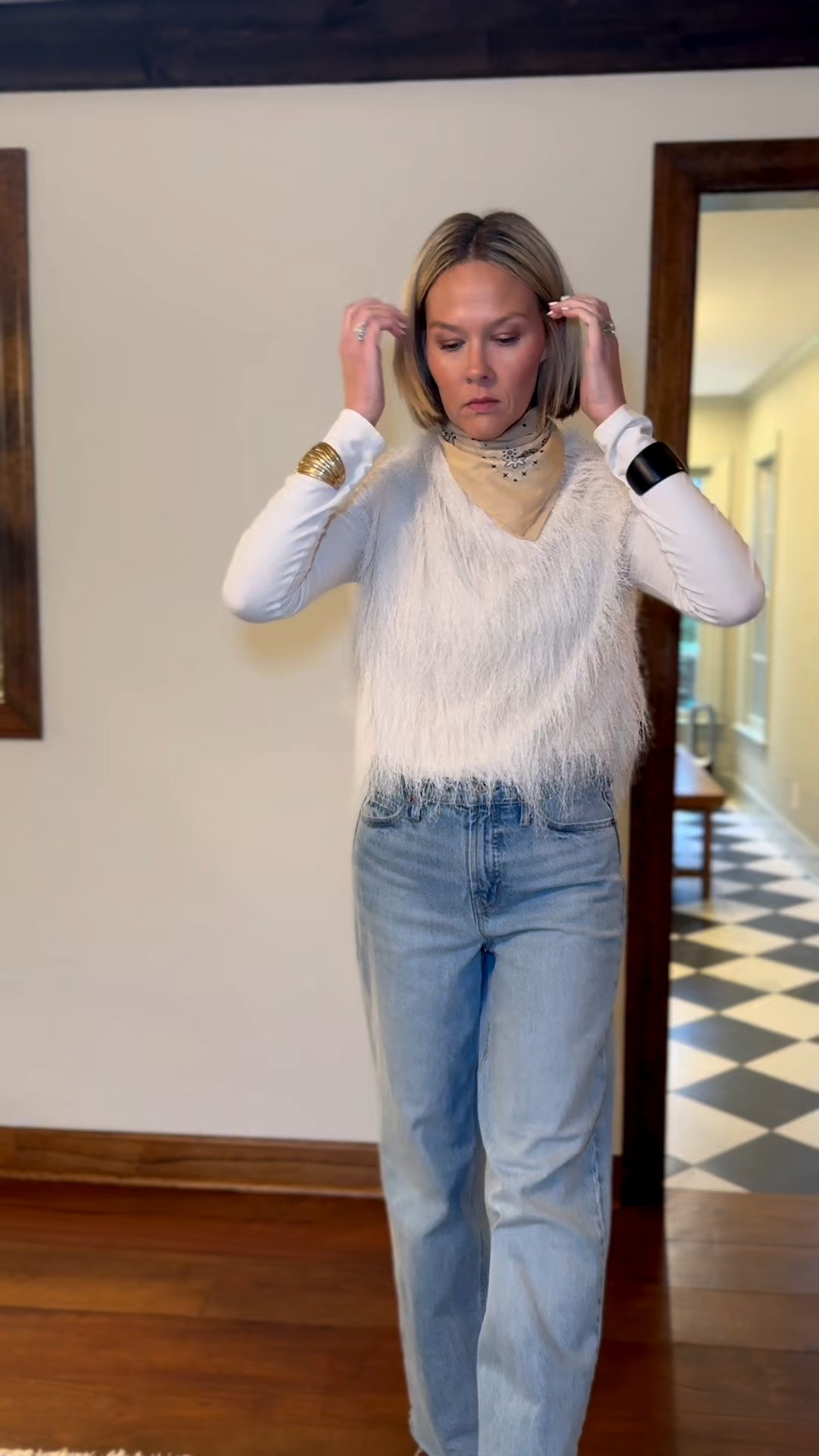 Fit check for a birthday party. My coat is 50% off and I’m wearing the size small. 

#LTKootd #LTKOver40