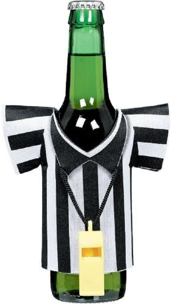 Referee Shirt Foam Bottle Cover - 5 1/2" x 5 1/4", 1 Pc | Amazon (US)
