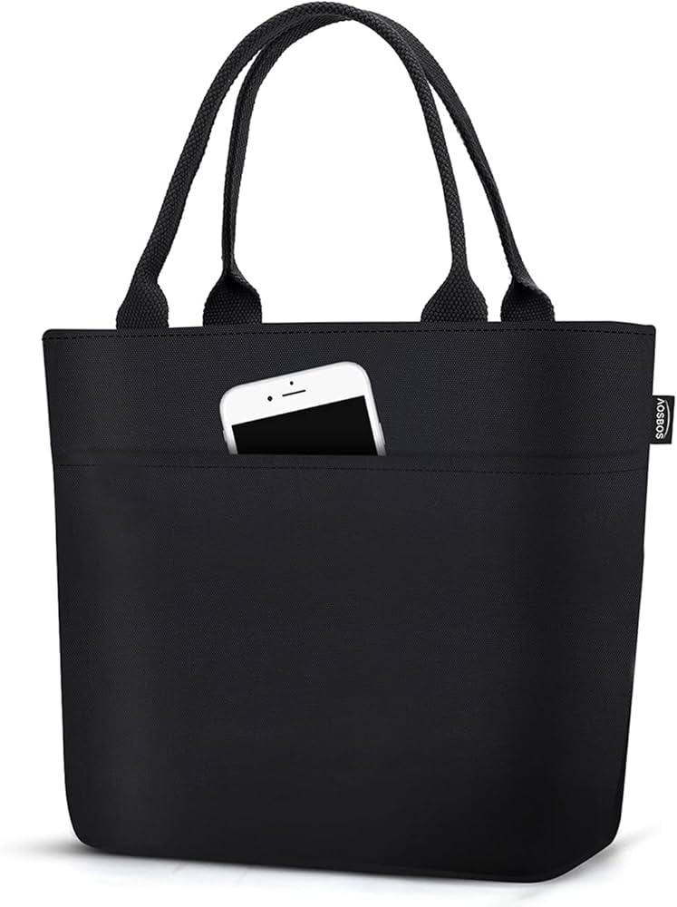 Aosbos Lunch Bag Women Insulated Thermal Lunch Box Cooler Tote Bag Reusable Food Organizer Adult ... | Amazon (US)