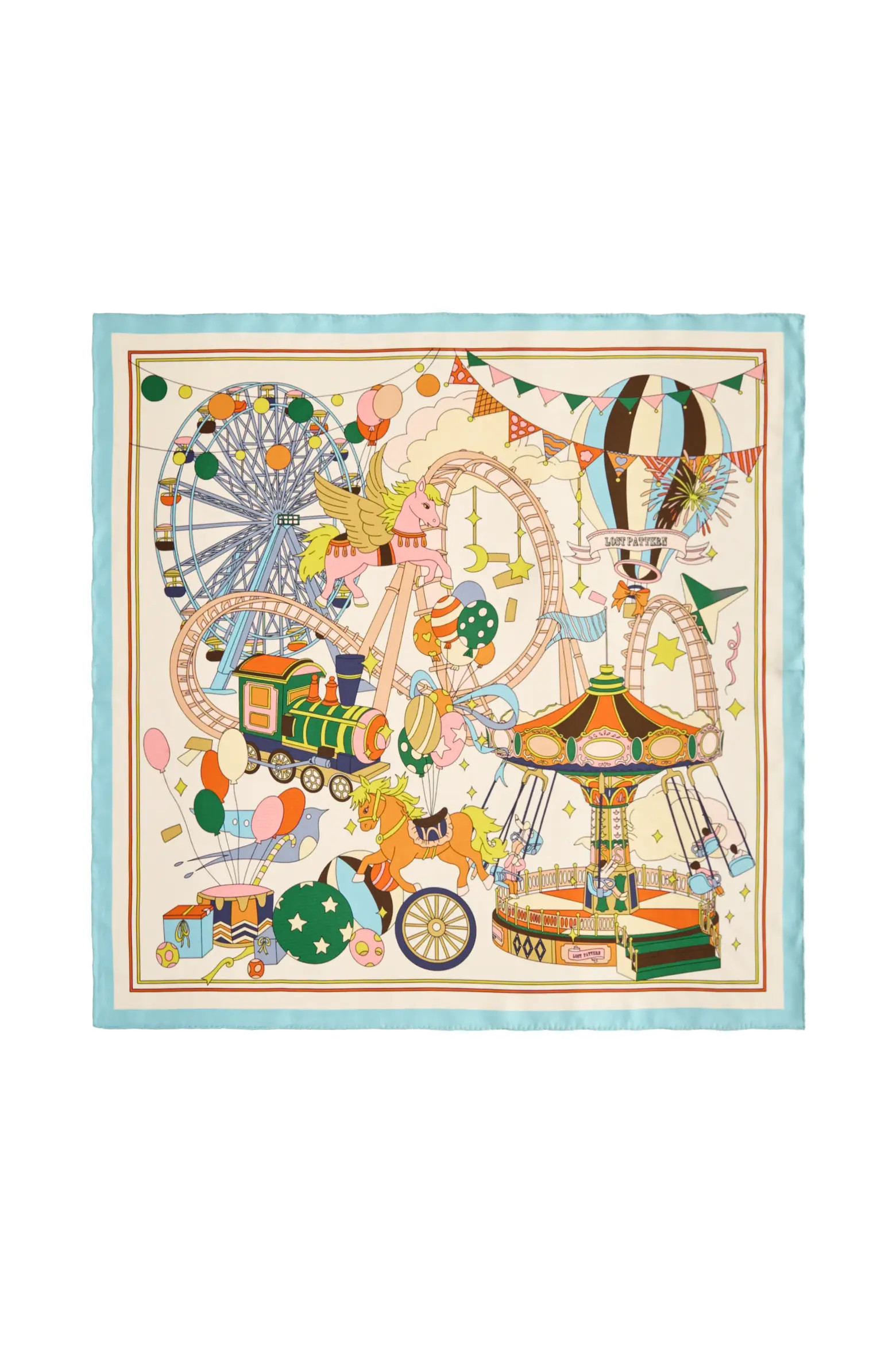 "Pop Pony" Silk Twill Bandana Scarf | Nordstrom | Nordstrom