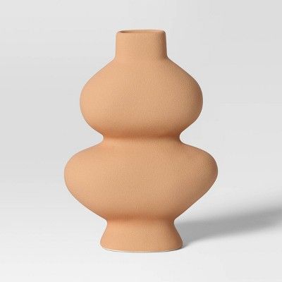 Short Ceramic Organic Modern Vase - Threshold™ | Target