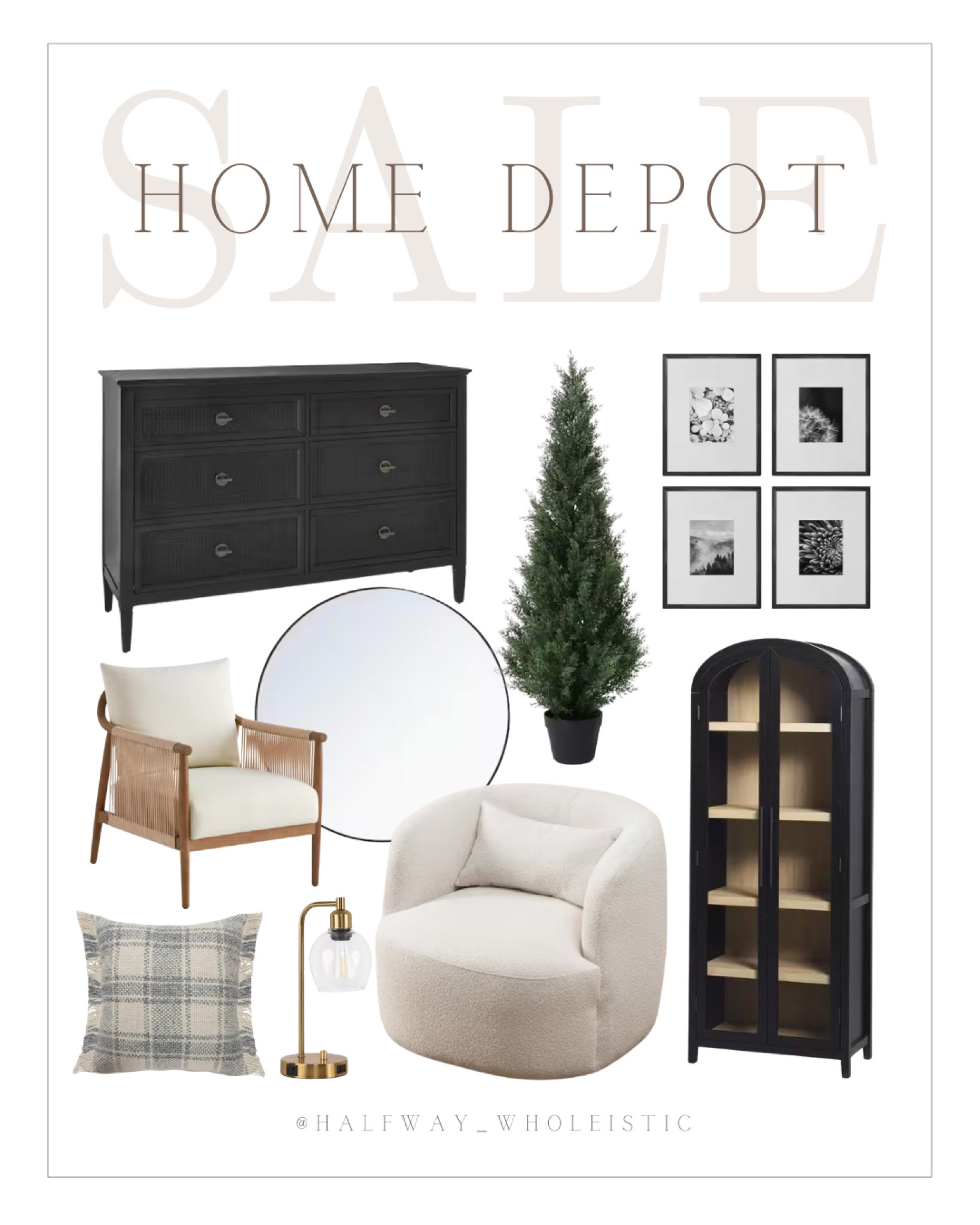 Home Depot isn’t just for tools—check out these gorgeous furniture and decor finds on sale now! 🖤 Perfect for refreshing your space with timeless pieces that make a statement. 

#archedcabinet #chair #lamp #holiday #mirror

#LTKSaleAlert #LTKHome #LTKSeasonal