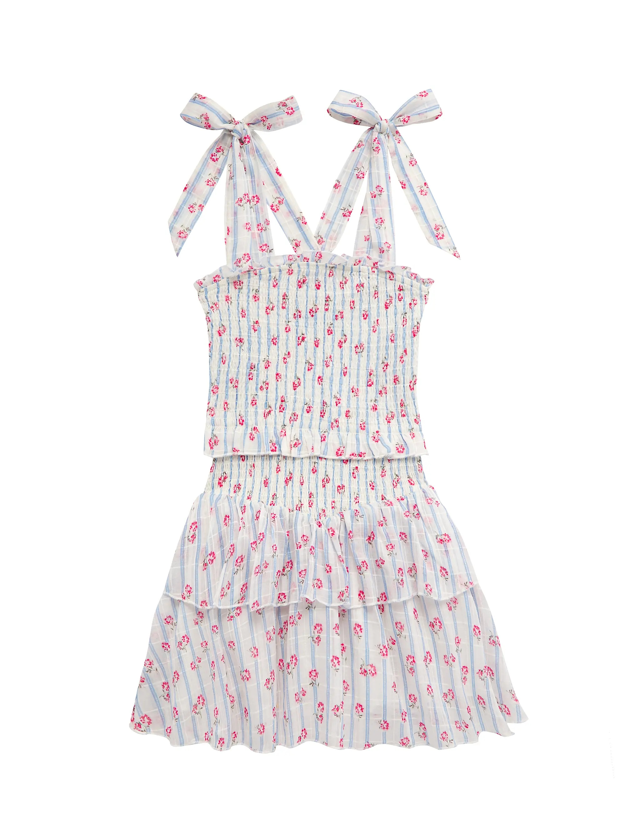 Girl's Emerson Floral Smocked Dress | Saks Fifth Avenue