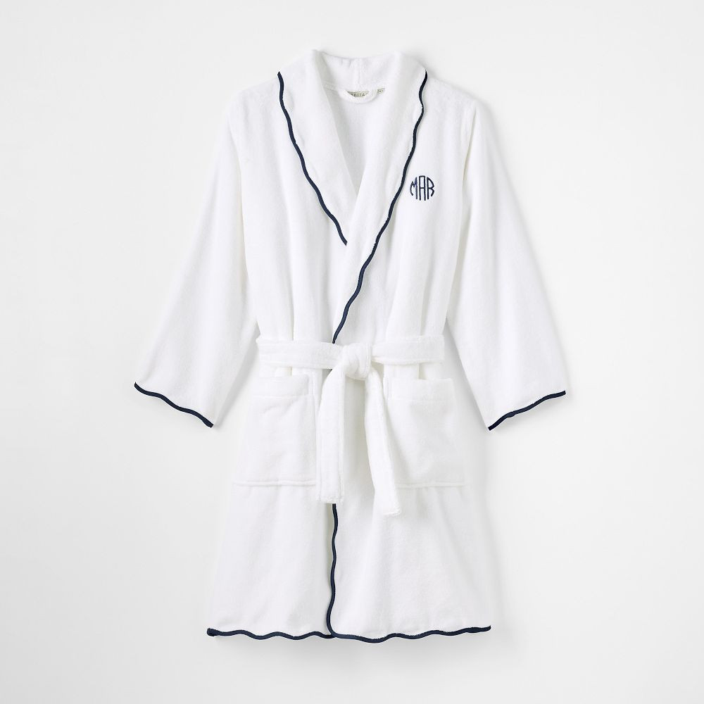 Hydrocotton Scalloped Bath Robe | Mark and Graham