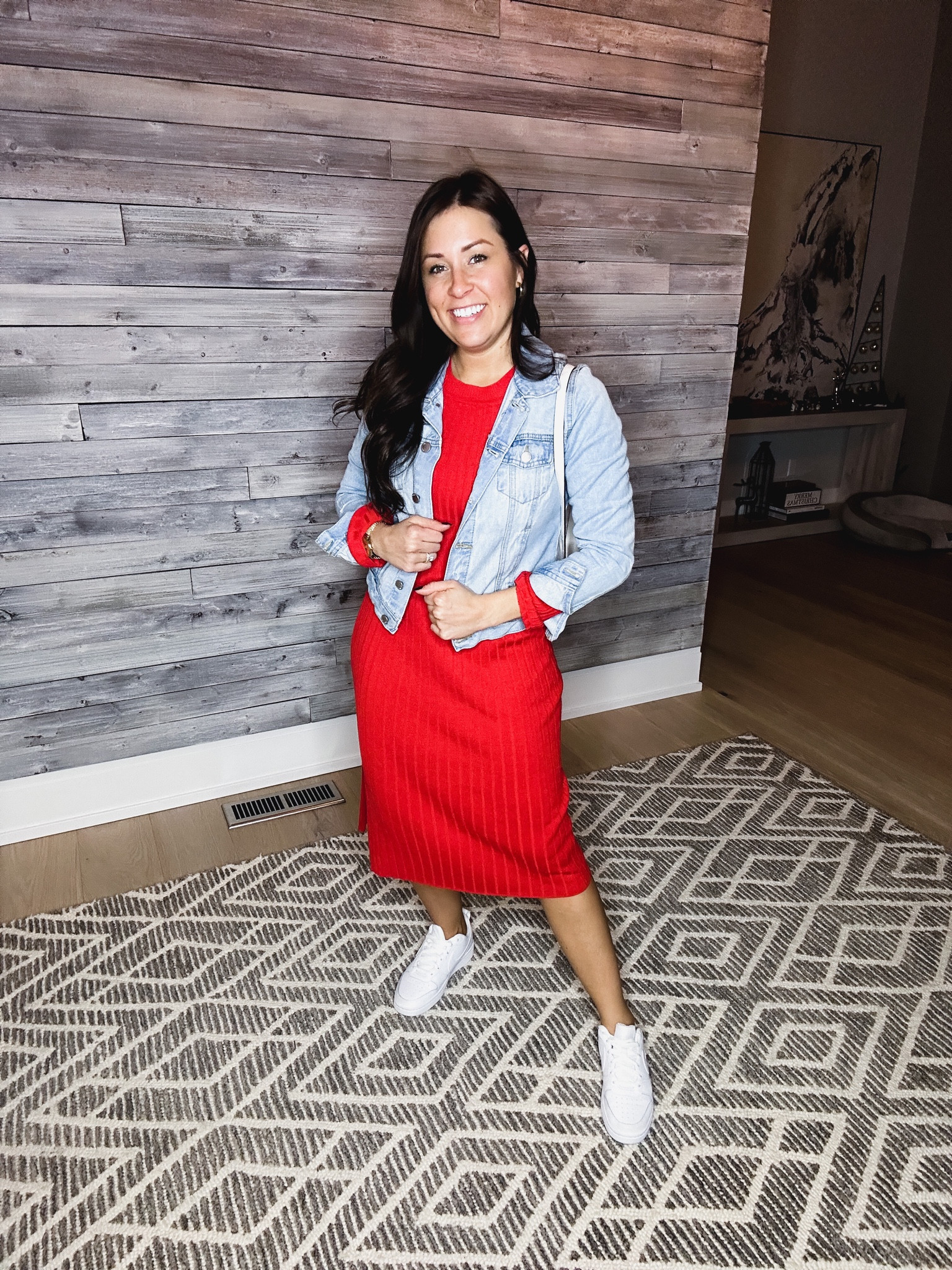 Versatile red dress ❤️ Wearing Small!

#LTKHoliday #LTKunder50 #LTKunder100