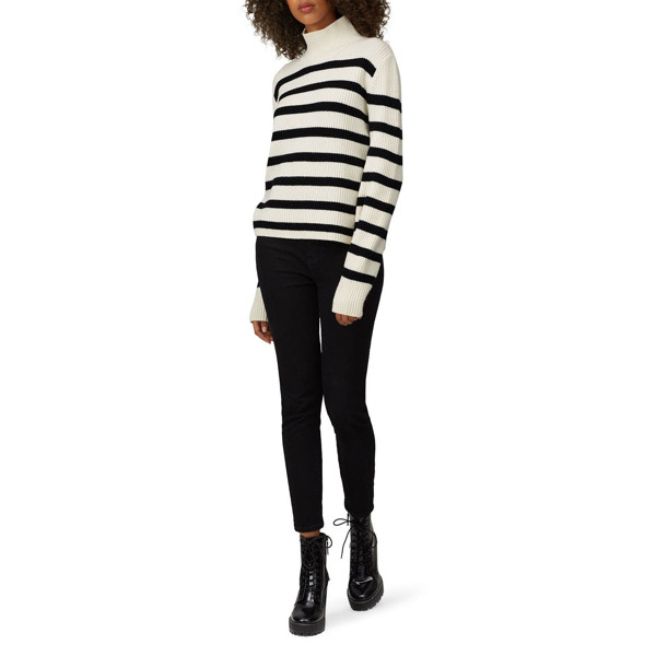 Maison de Papillon Reese Sweater white-print | Rent the Runway