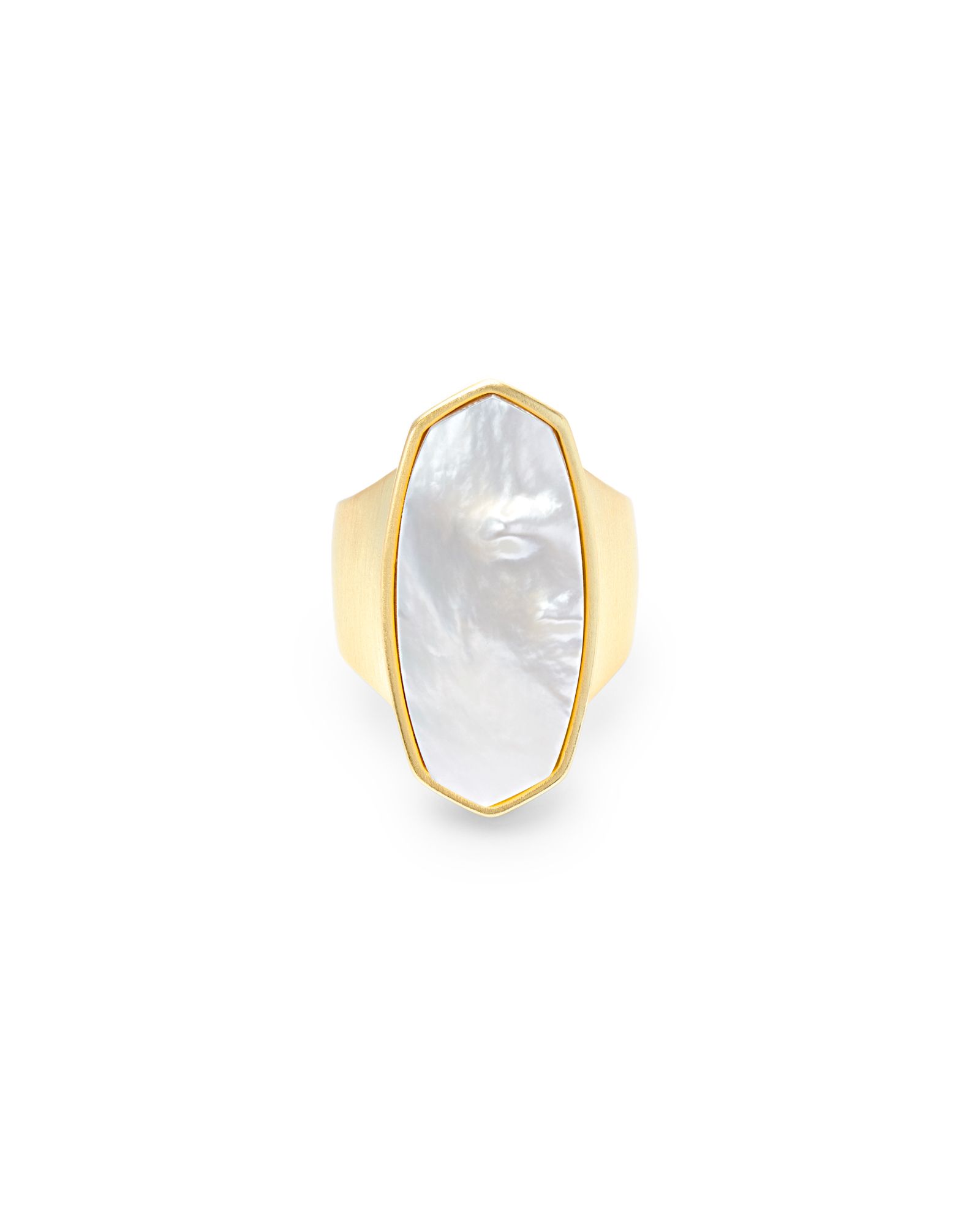 Kit Gold Cocktail Ring in Ivory Pearl | Kendra Scott