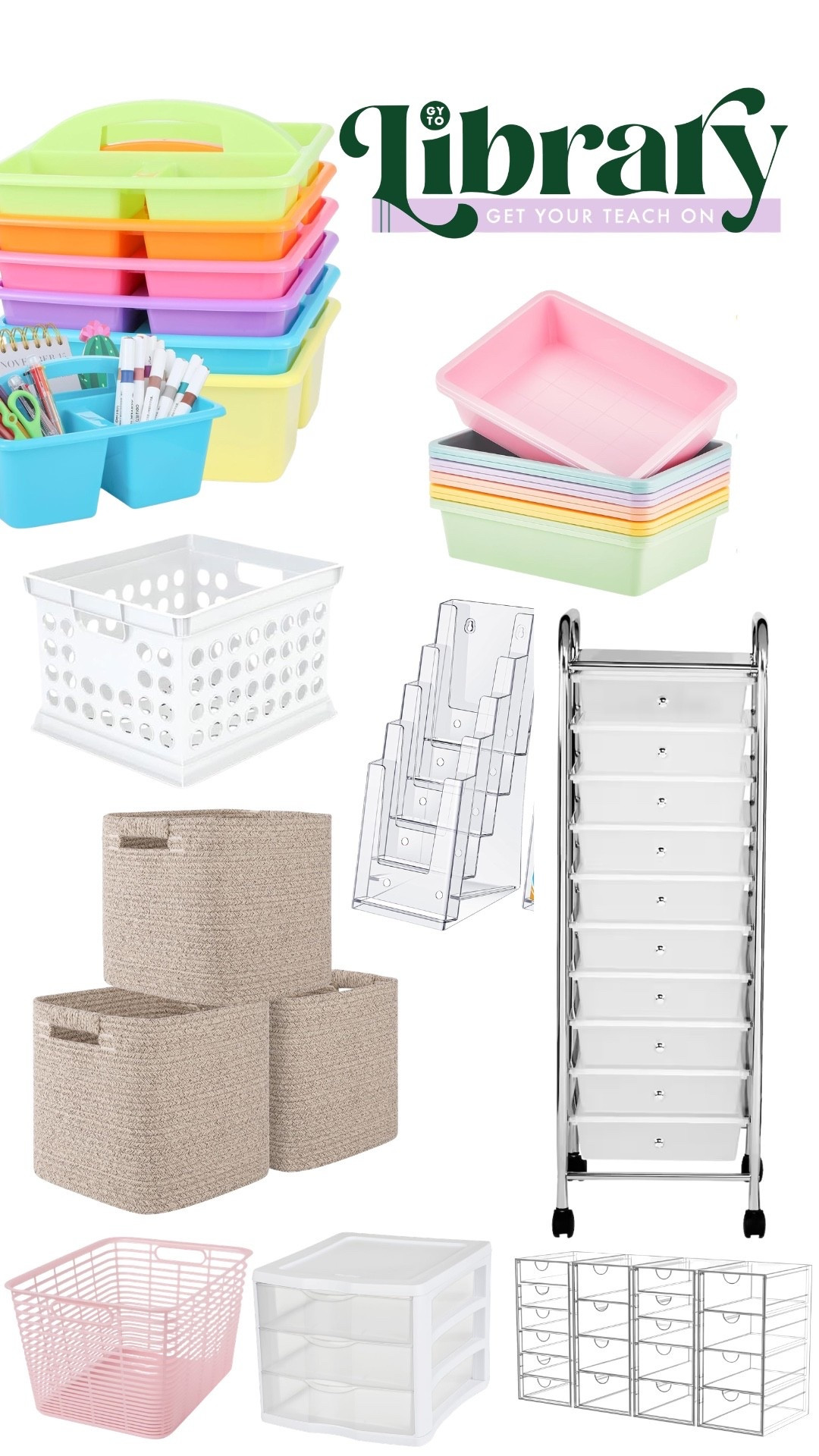 Classroom Organization from our model classroom at Get Your Teach On!
