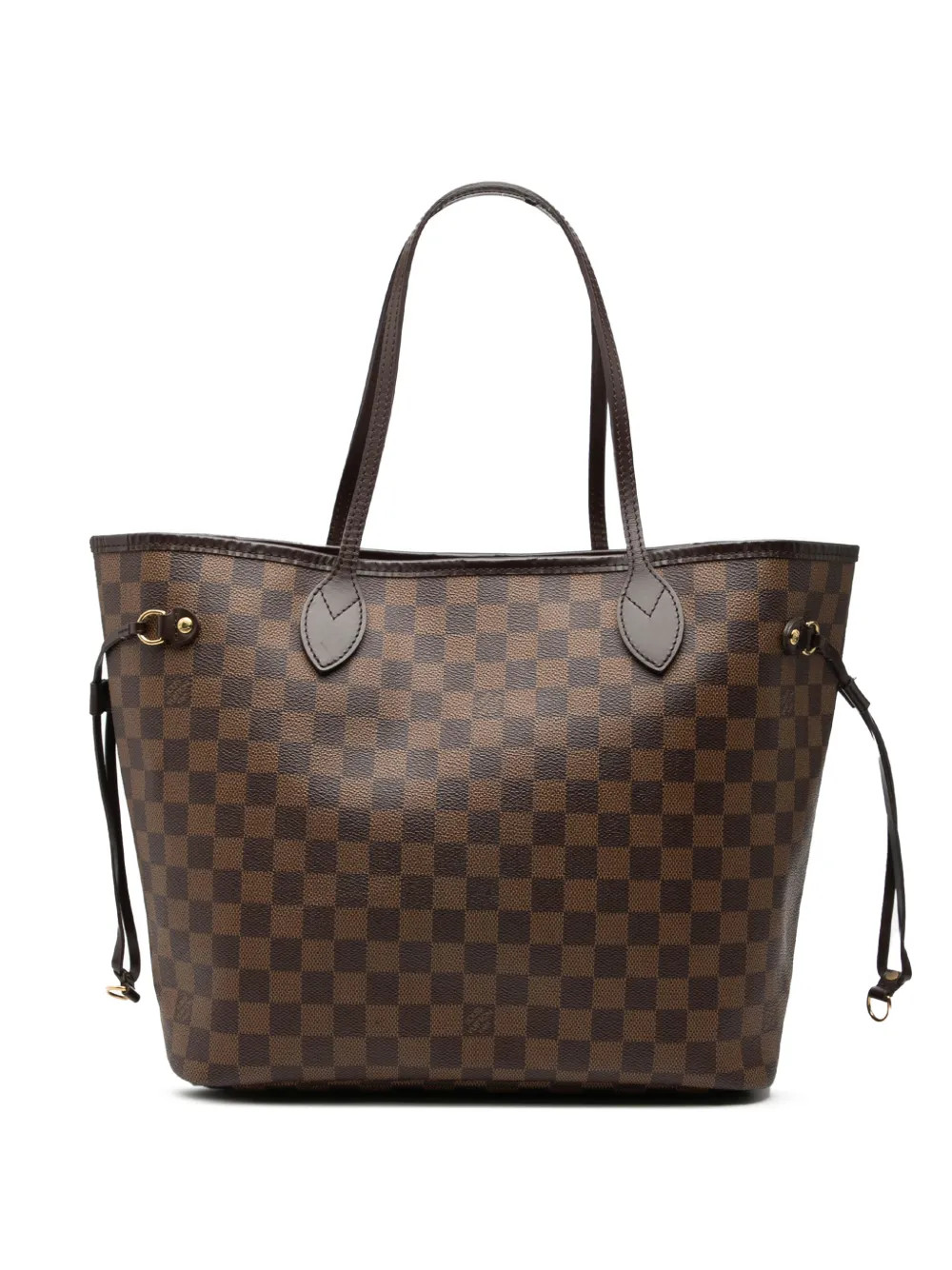 Louis Vuitton Pre-Owned 2009 Damier Ebene Neverfull MM tote bag - Brown | Farfetch Global