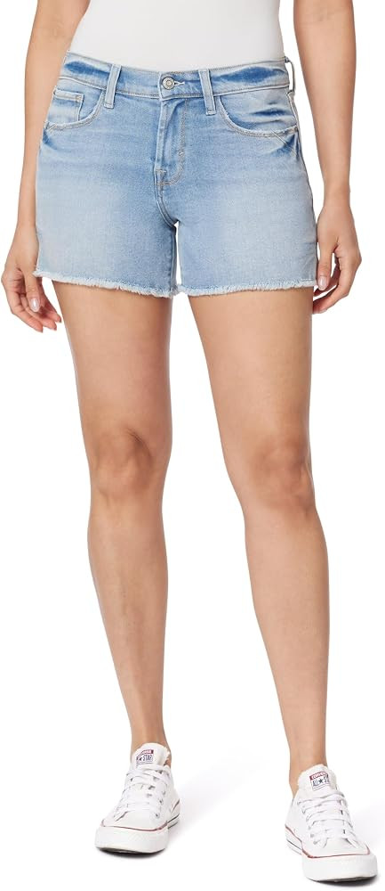 kensie Jeans for Women Ladies Rivet Detail Fray Hem Short, Sizes 2-14 | Amazon (US)