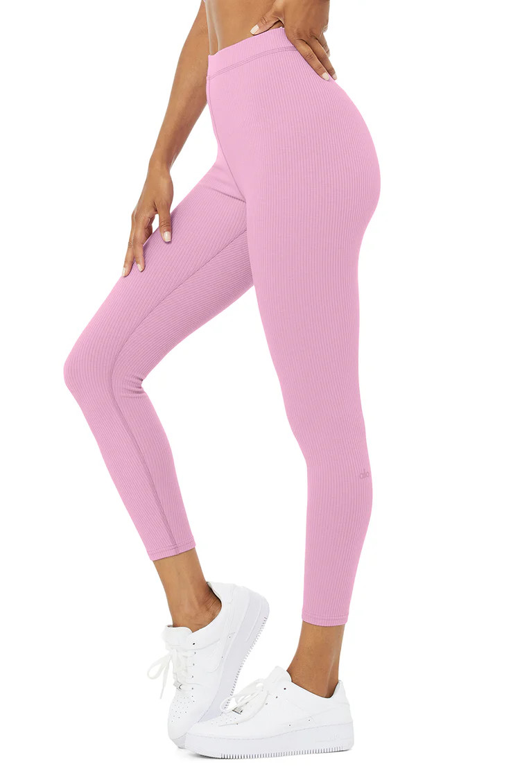 Ribbed High-Waist 7/8 Blissful Legging | Alo Yoga (US)
