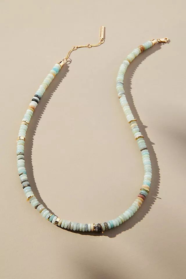 14k Gold-Plated Colorful Necklace | Anthropologie (US)