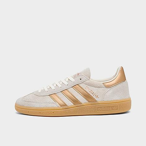 adidas Women's Originals Handball Spezial Casual Shoes in Bliss/Cream White/Gum Size: 7.0 | Finish Line (US)