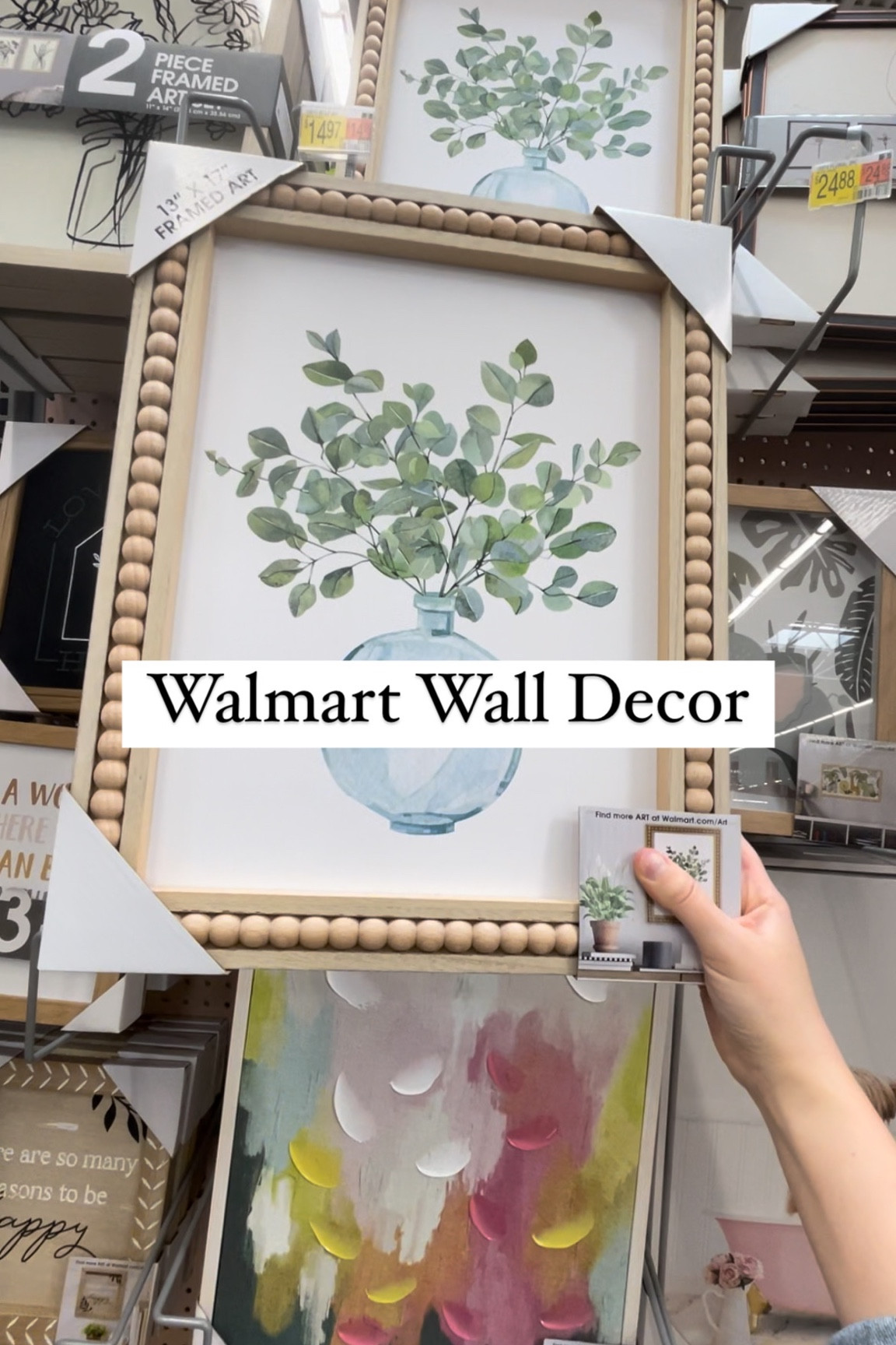 How cute are these Walmart wall decor finds?! They remind me of hobby lobby but better price 💸

#LTKitbag #LTKFind #LTKhome