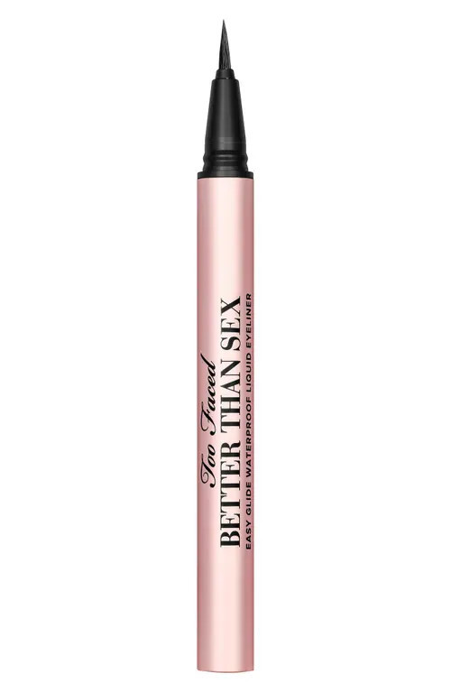 Too Faced Better Than Sex Waterproof Liquid Eyeliner in Deepest Black at Nordstrom | Nordstrom