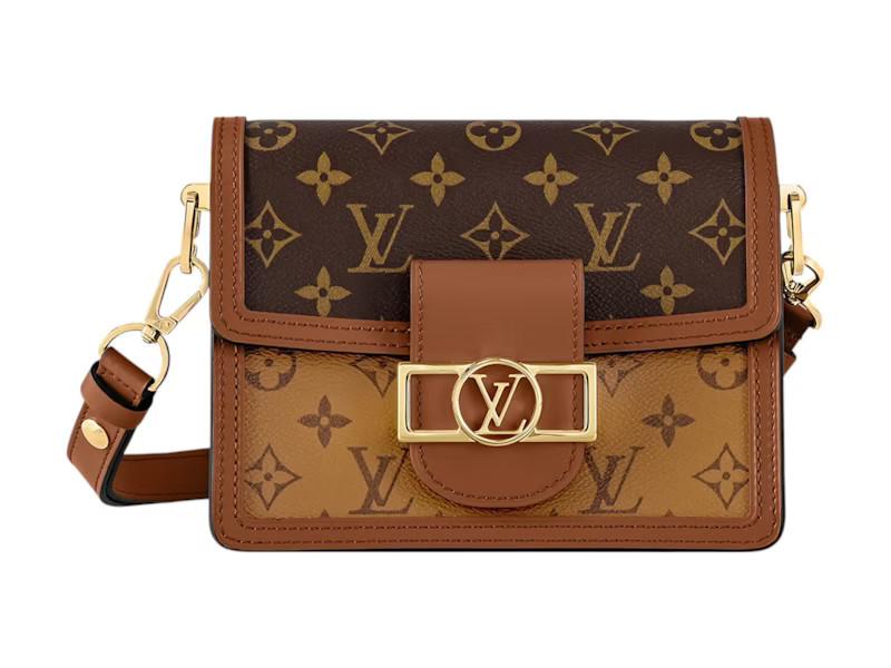 Women's Louis Vuitton Mini Dauphine/ Reverse in Monogram/Monogram Reverse | StockX