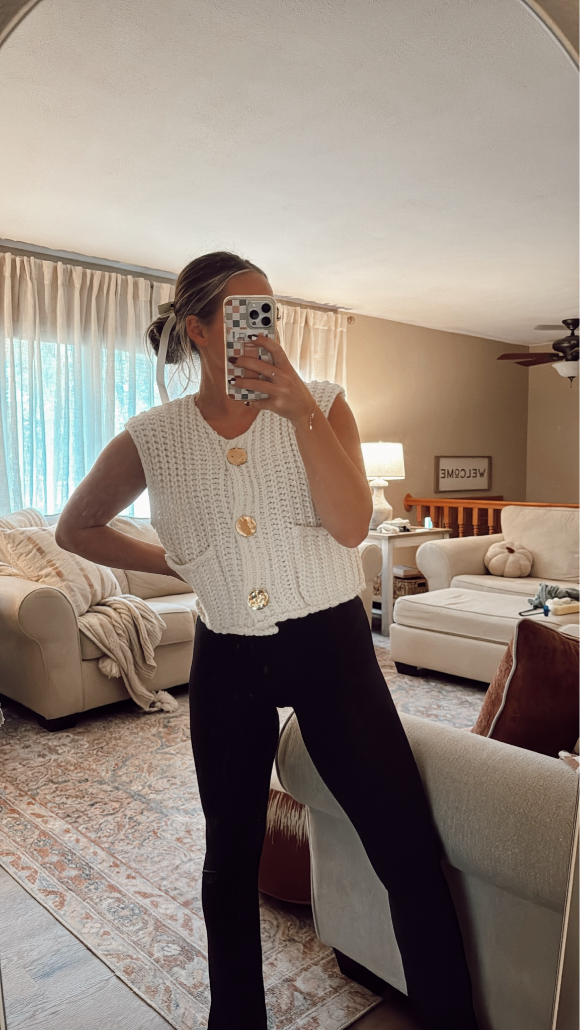 Fav new sweater vest 🤍

#LTKStyleTip #LTKWorkwear #LTKSaleAlert