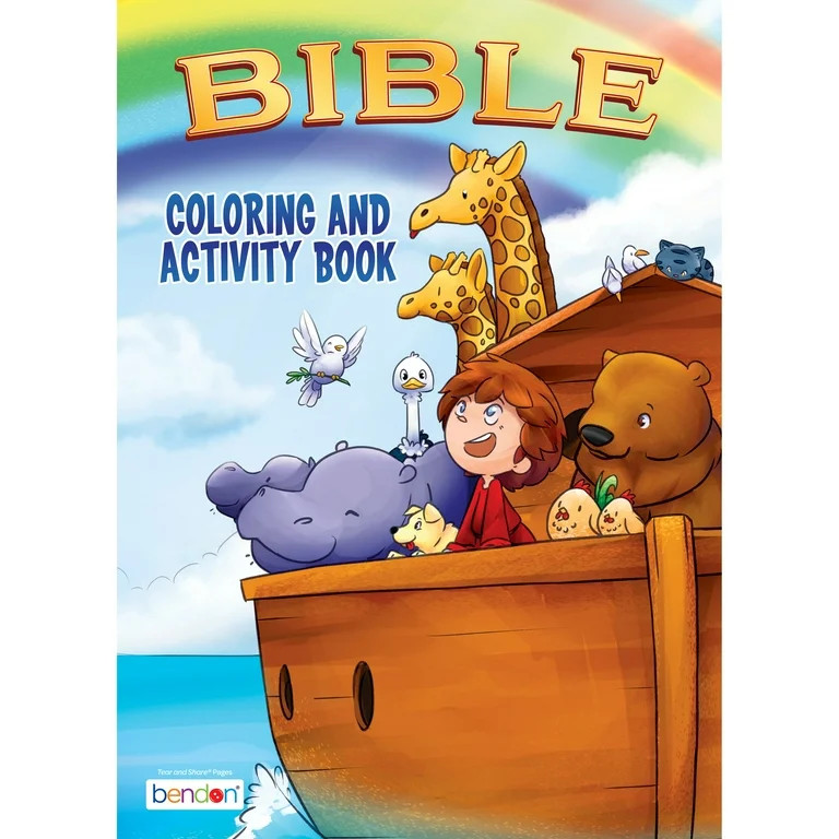 Bible 64 Page Coloring and Activity Book, by Bendon, Paperback | Walmart (US)