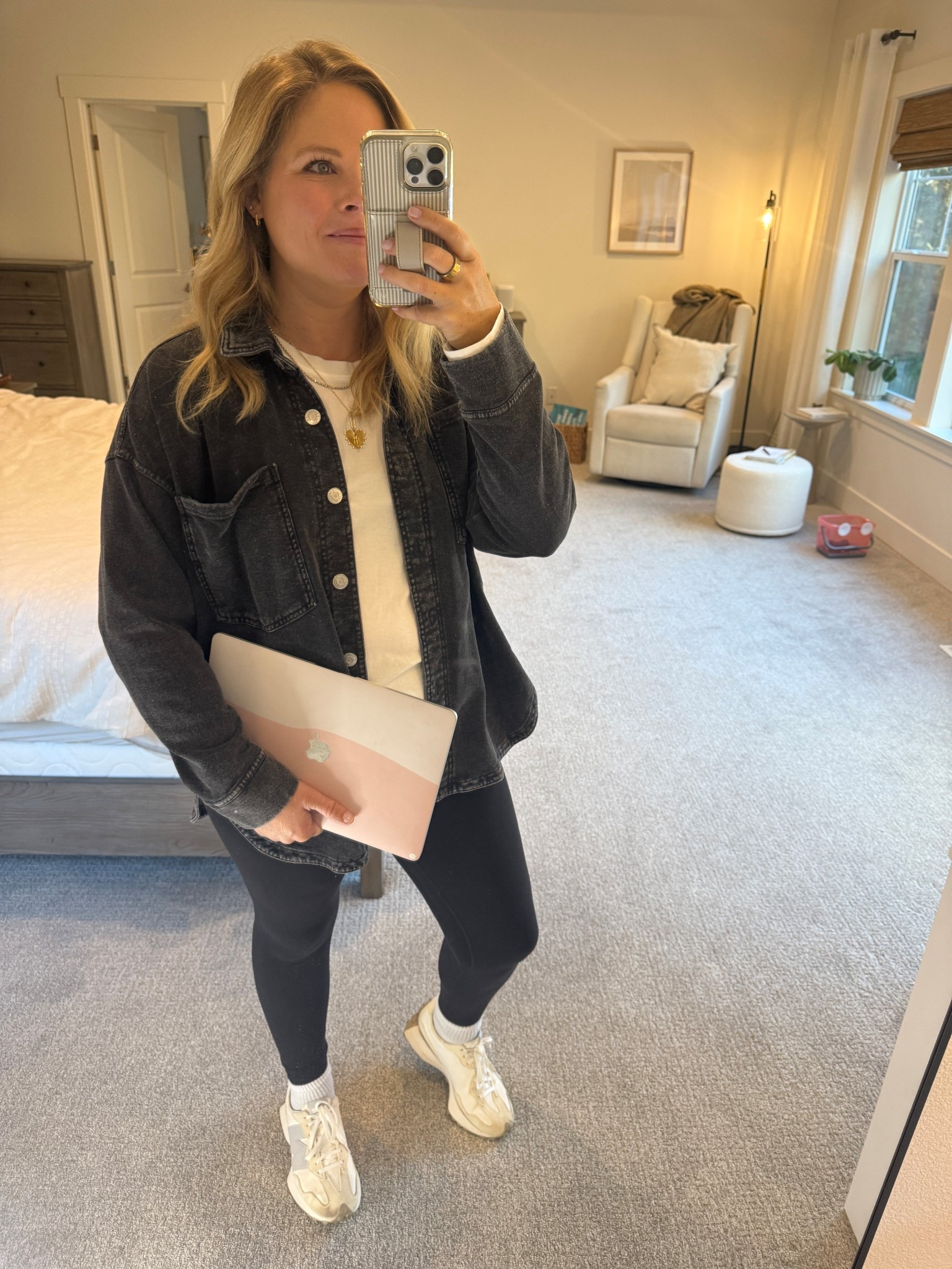 This shirt jacket has lasted me years and is still in stock. The vintage look is 👌🏼

#LTKmomlife #LTKMidsize #LTKFindsUnder100