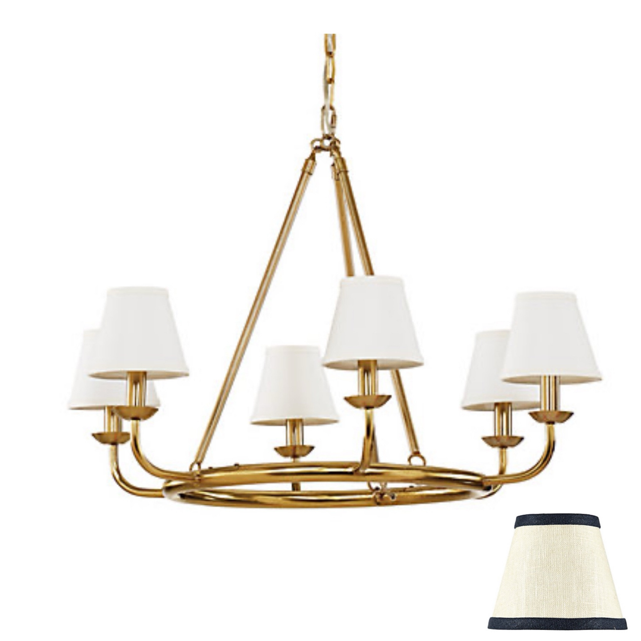 Dining room chandelier with shades

#LTKHome