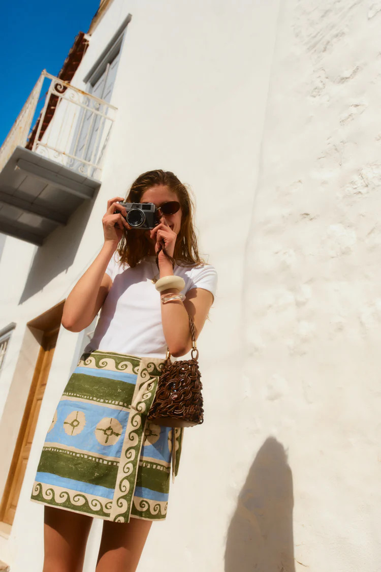 Olympia Fresco Payton Wrap Mini Skirt | Tuckernuck (US)