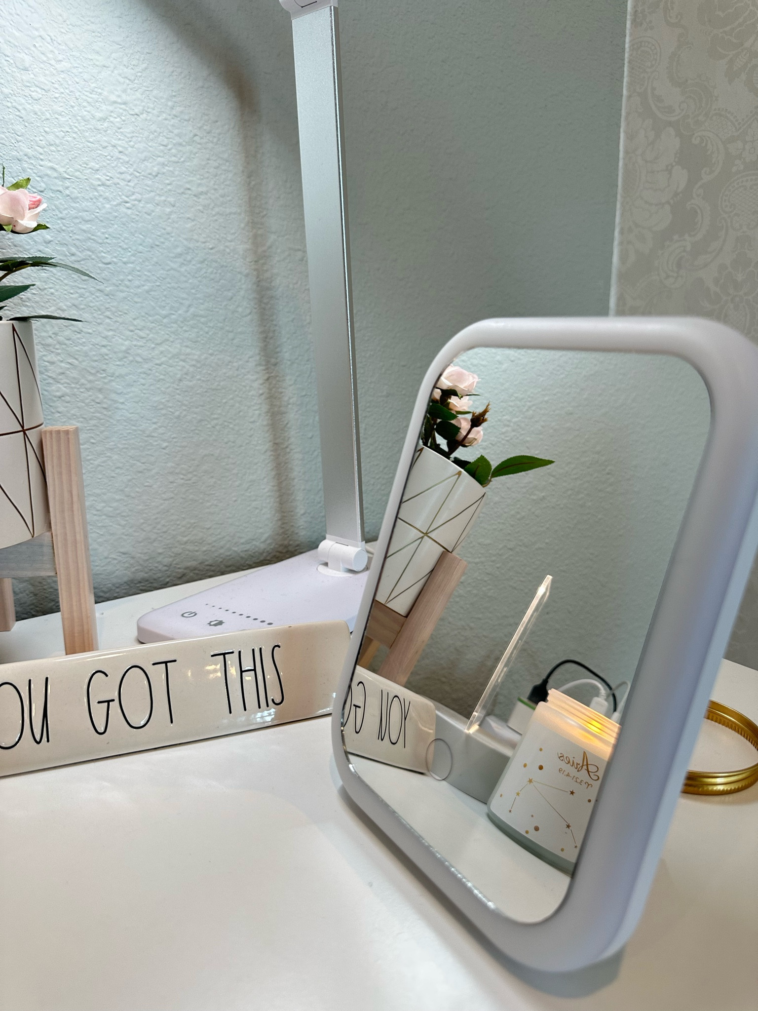 mirror | led | light | aesthetic | desk | essential | school

#LTKunder50 #LTKU #LTKFind