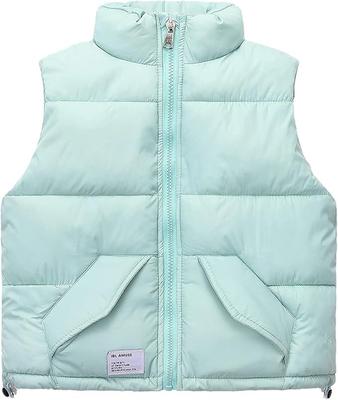 Baby Boys Girls Puffer Vest Warm Lightweight Sleeveless Snow Vest Jacket Padded Waistcoat | Amazon (US)