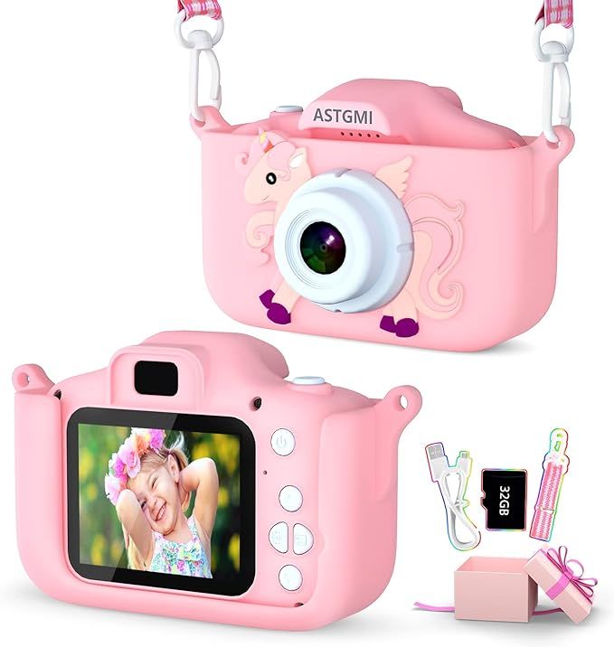Kids Camera,Upgrade HD Digital Camera for Toddlers, Kid Camera Toys for 4 Year Old Girls Boys, Ch... | Amazon (US)