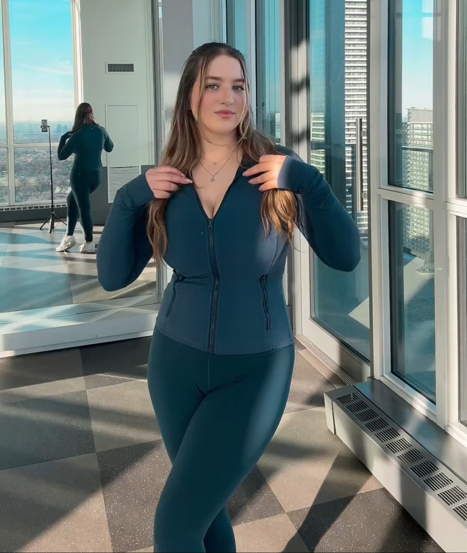 large top, medium bottoms - don’t quite colour match but monotone still cute 

#LTKfitness #LTKfindsunder50 #LTKmidsize